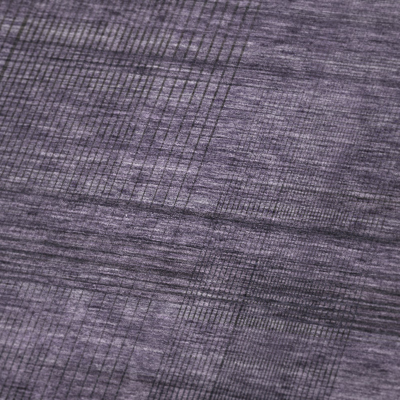 Jeté à rayures Addison Sherpa ASB820, Prune