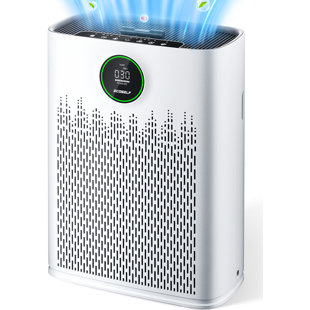 COSELF Air Purifier for Large Room up to 1295 Sq.Ft - 2X-Power Filtration, 99.97% Particle Removal, Smart Air Quality Sensor, Quiet Sleep Mode