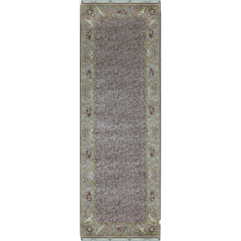 Wool Oriental Area Rug, Runner 2'6" x 8'