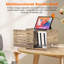 Boîte de rangement en bois pour toupie Wi-Fi, housse de toupie décorative avec système de gestion des câbles, housse pour tablette de comptoir, couleur bois-130557680