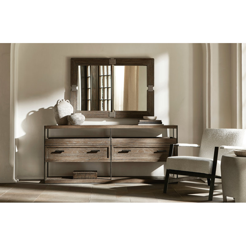 Casa Paros 74'' W Solid Wood Console Table