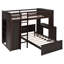 Lit mezzanine simple avec lit autonome, tablettes, bureau et garde-robe-1775264879