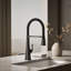 Graze Single Handle Kitchen Faucet with 21-9/16" Spout-1815151742