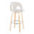 Caden 30" Fixed-Height Bar Stools with Bent Wood Legs & Round Footrest-113645350-113645353-113645356