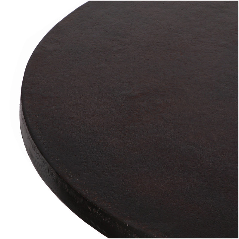 Aluminum Circular Dining Table, Bronze