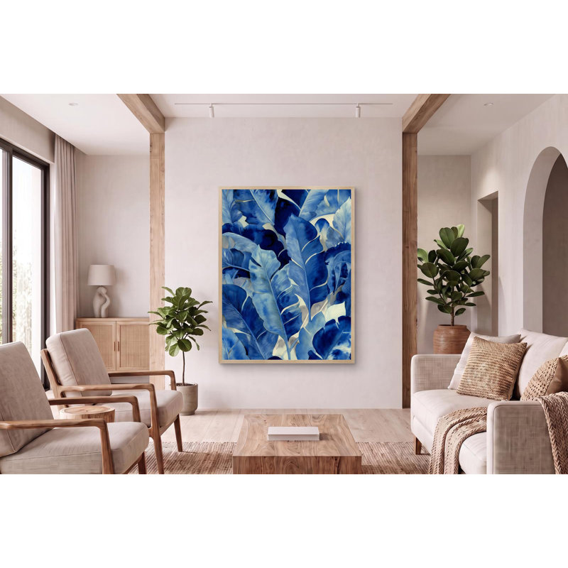Feathers of Blue, 30" H x 40" W