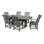 POLYWOOD Vineyard 7-Piece Dining Set with Trestle Legs