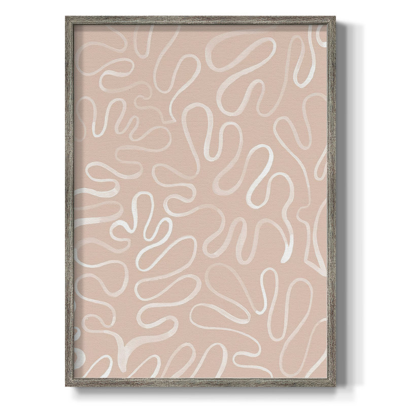 Matisse Pieces III Framed Print - Solid Wood