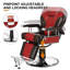 Fauteuil de massage en faux cuir