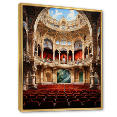 «Daishon Theatres Architecture Curtain Call III», reproduction sur toile