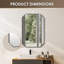 Miroir mural de salle de bain Kellett-31346786-31346789