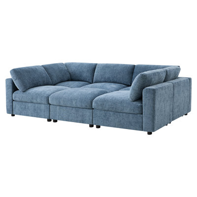 129" Modular Sectional Sofa