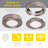 PureVue CCT Tunable White Under Cabinet LED Puck Light, White-86305215