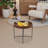 18.8" Foldable Braided Round Side Table