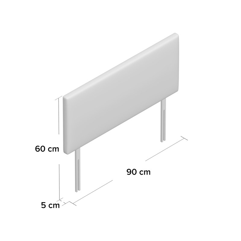 Altieri Upholstered Headboard, Single (3'), Plum