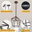 Luminaire suspendu linéaire à 1 lumière pour îlot de cuisine Makinley Farmhouse-298663583-309605632