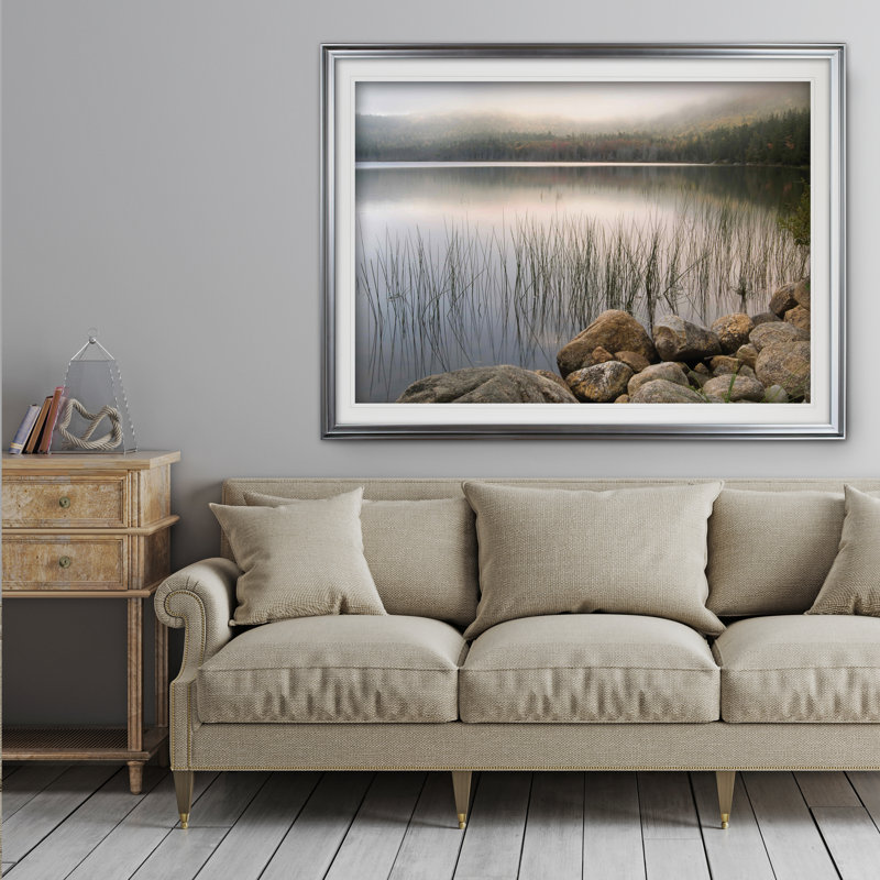 " Wanderlust ", 24" H x 32" W x 1.5" D, Silver
