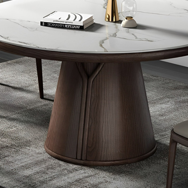 Combinaison simple de table ronde et de chaise, 5