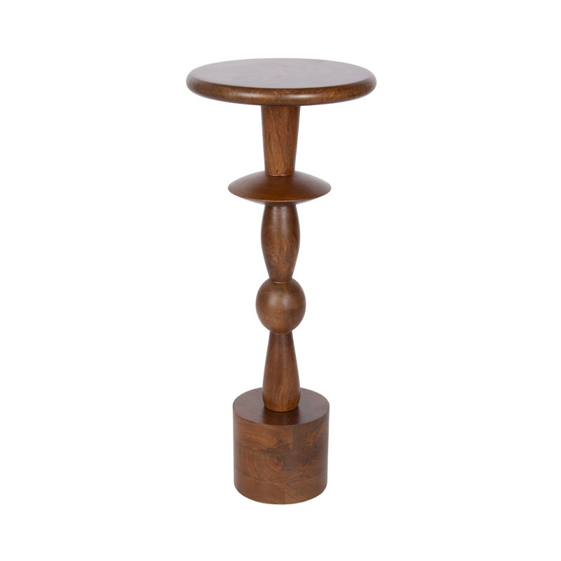 Avenal Round Mango Wood Drink Table