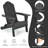 Foldable Outdoor Adirondack Chair-70302378