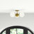 Deniaud Glass Semi Flush Mount-2133602614