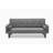 Ottwin 72'' Upholstered Convertible Sofa-543405375