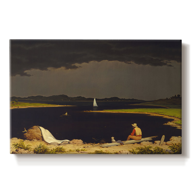 Approche de la tempête de tonnerre - Martin Johnson Heade - Toile tendue avec châssis - 1859, 12 x 18