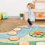 Ensemble de tapis Storyfire avec tapis central et 12 sièges lavables à la machine