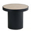 Ensemble de 2 tables basses, table basse ronde en panneau de fibres à densité moyenne pour salon, appartement-132935831-132935833