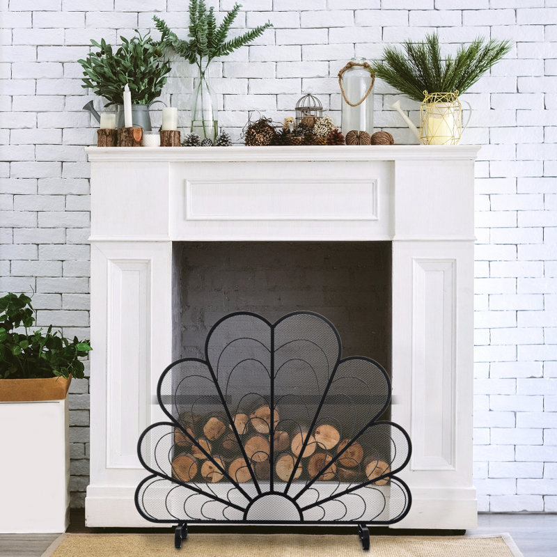 Iron Fireplace Screen