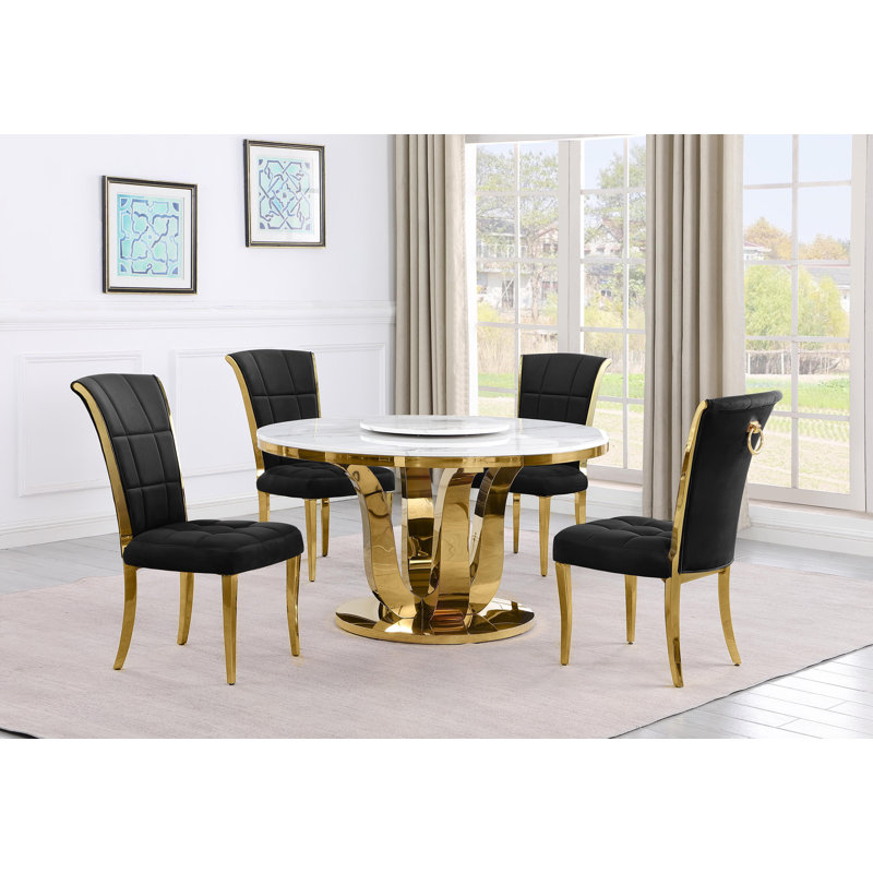 Ensemble repas 54 po Ridgefield, Noir