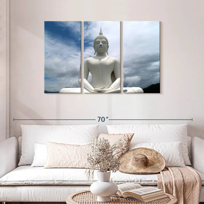 Adella Wat Thai Buddha, 28" H x 45" W