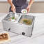 Commercial Electric Food Warmer 2-Pan Countertop Buffet 18QT Bain Marie