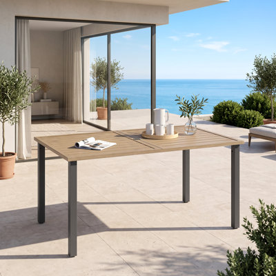 Table de salle à manger d'extérieur Romio