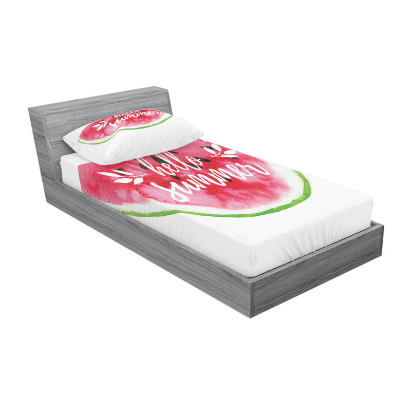 Microfiber Sheet Set, Twin Sheet Set with Fitted Sheet and 1 Pillowcases
