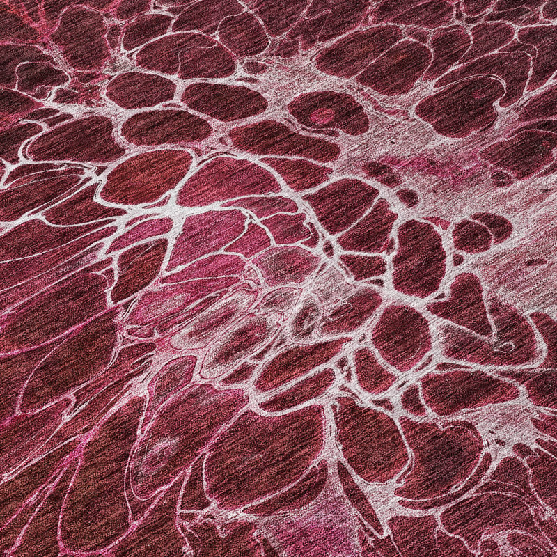 Tapis d'intérieur rond 8 pi Merlot Blush