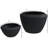 Jackielynn Round Fiberstone Planter MgO Clay Plant Pot with Drainage Holes for Indoor/Outdoor Use-1774372715