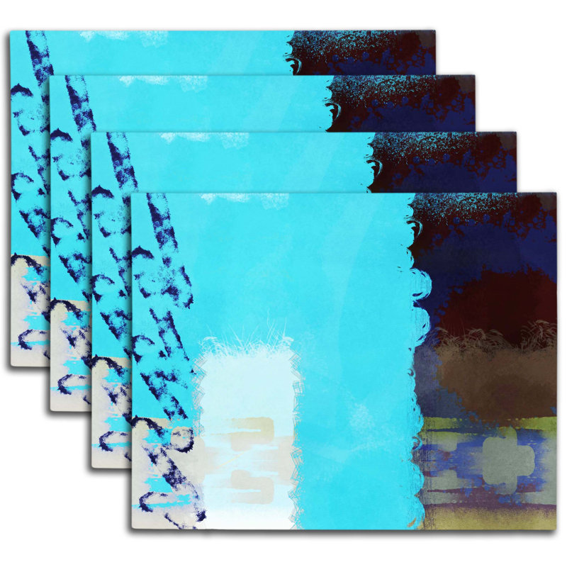 Napperon abstrait en polyester