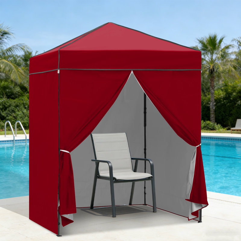 Auvent escamotable 6 x 4 pi avec 4 parois latérales amovibles, abris de jardin faciles à installer, Bourgogne