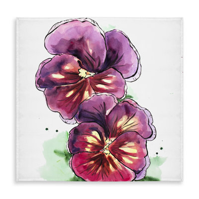 Two Blossoming Orchid Tablecloth - Wavy Petals Home Decor