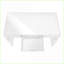 Bureaux: bureau d'ordinateur de 48 po avec tiroirs de rangement, stratifié brillant, moderne contemporain | Blanc | Panneau de fibres à densité moyenne
