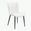 Ensemble de 2 chaises de salle à manger en similicuir avec des pieds robustes-1432895123