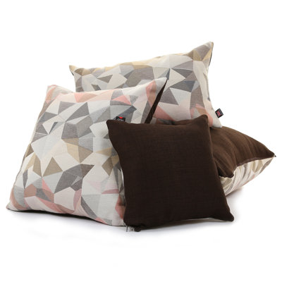 Amaryllis Geometric Square Throw Cushion