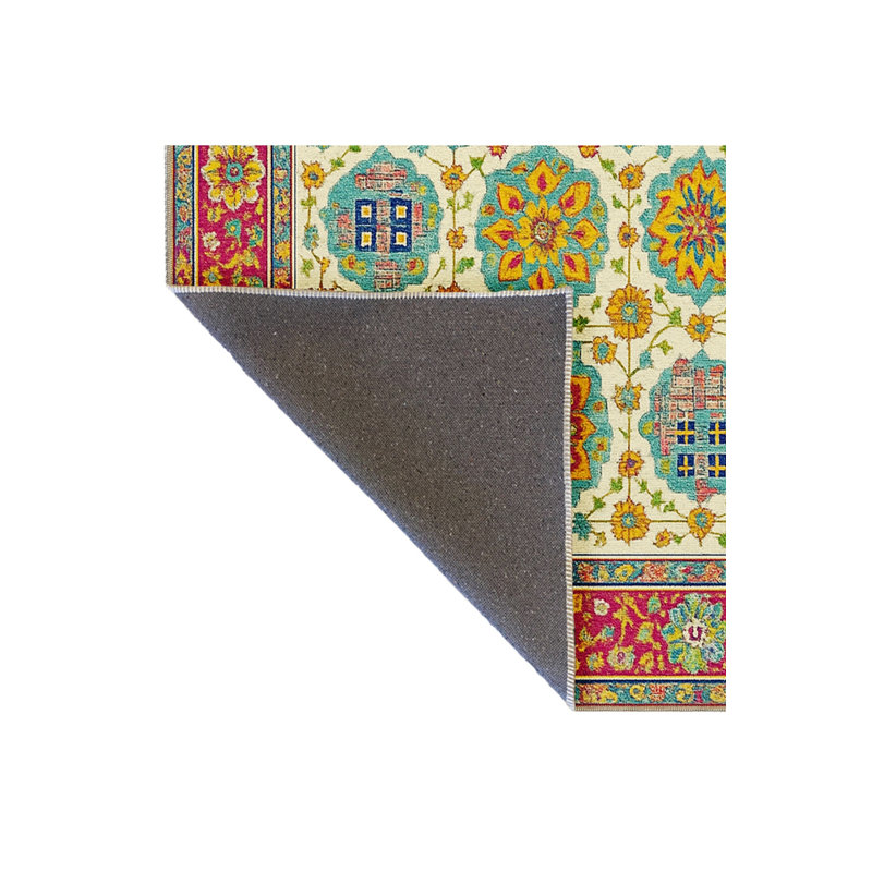 Tapis gris tissé Mosso, 4'11" x 7'7"