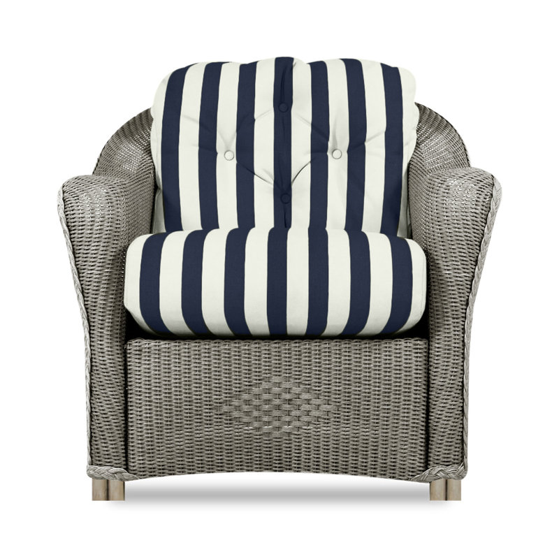 Reflections Outdoor Lounge Chair, Demo Oatmeal, Pewter