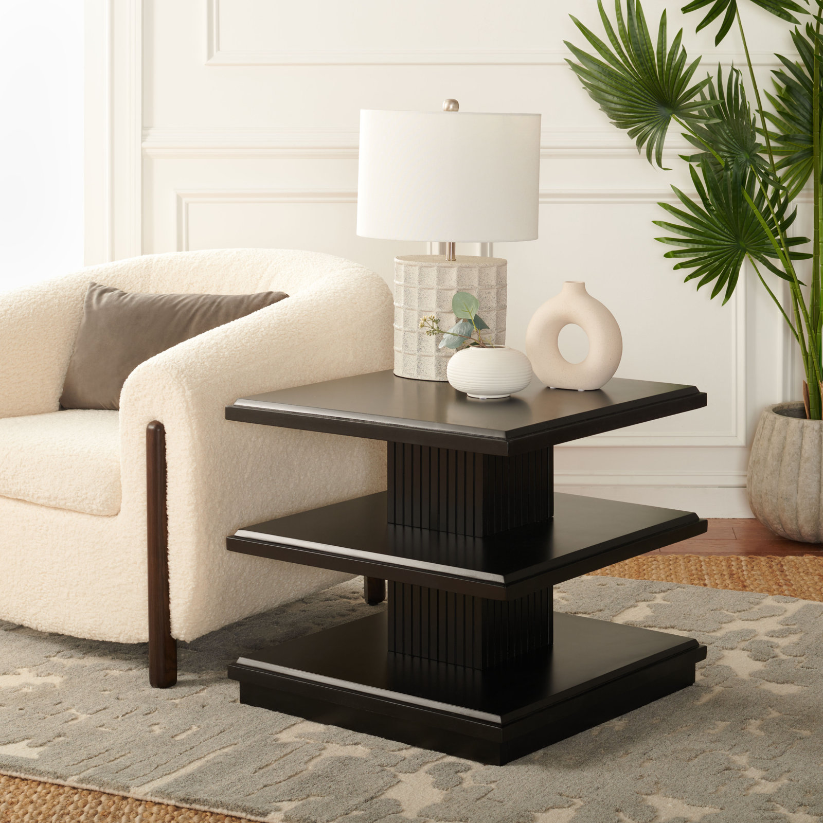 Paddy End Table, Black