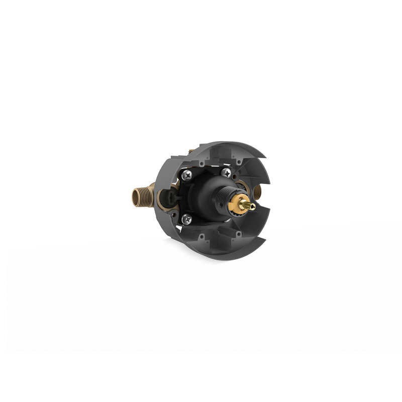Ensemble de corps et de cartouche de valve d'équilibrage de pression Rite-Temppressure avec arrêts