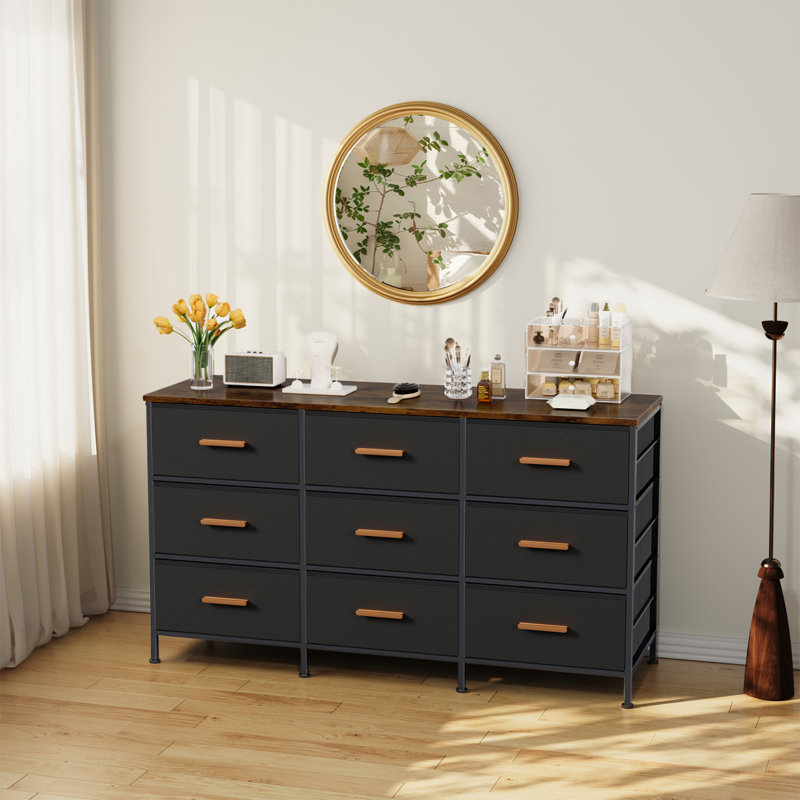 Commode 9 tiroirs Marizela - l 47,2 po