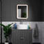 Rectangle LED Bathroom Mirror Fog Free Touch Sensor-1092442818-1092442811