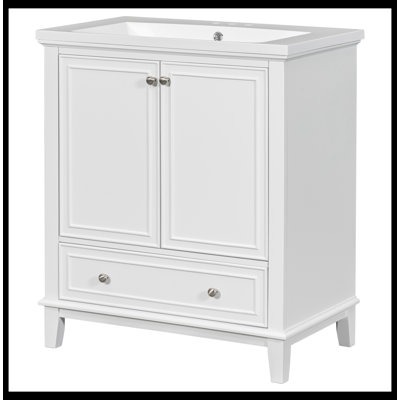 Ensemble de meuble-lavabo avec portes et tiroir 30 po